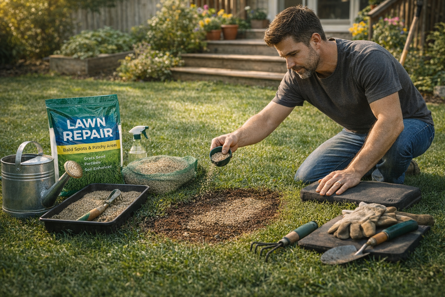How to Fix Bare Spots in Your Lawn Without Starting Over