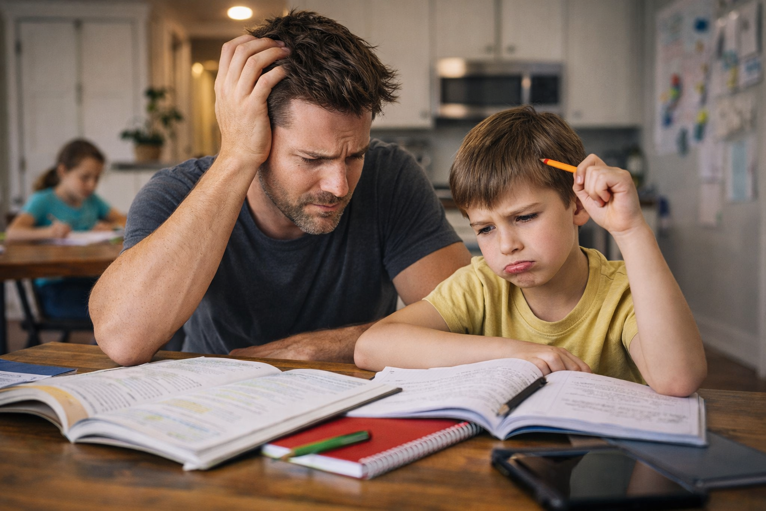The Homework Battle: A Dad's No-Drama System